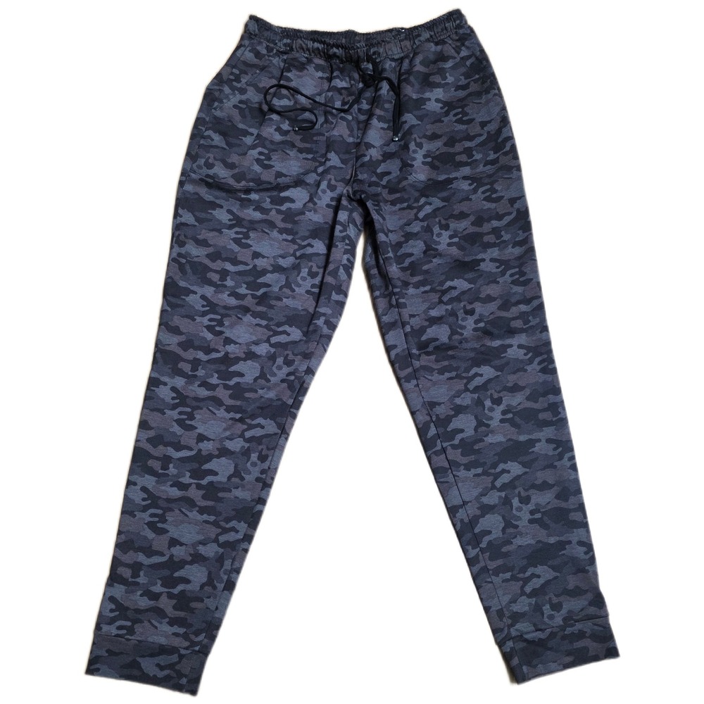 Max Studio Camouflage Print Jogger Pants Women's Size XL Drawstring Waist Casual